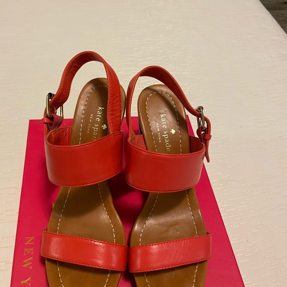 Kate Spade Bold Red Sandals